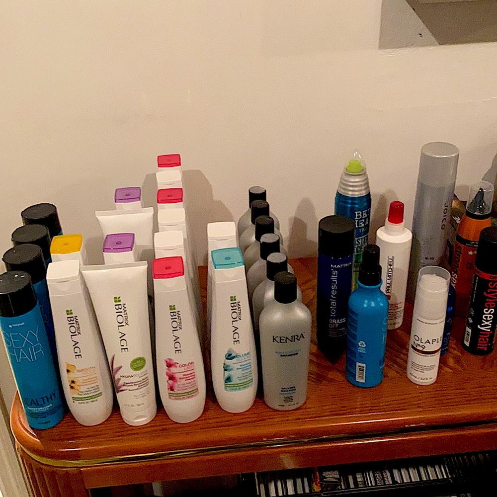 Complete lot of Professional hair products! Can split apart! I can get any brand